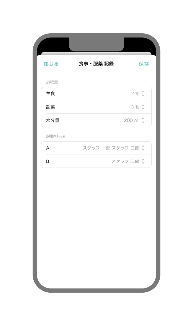 食事・水分量